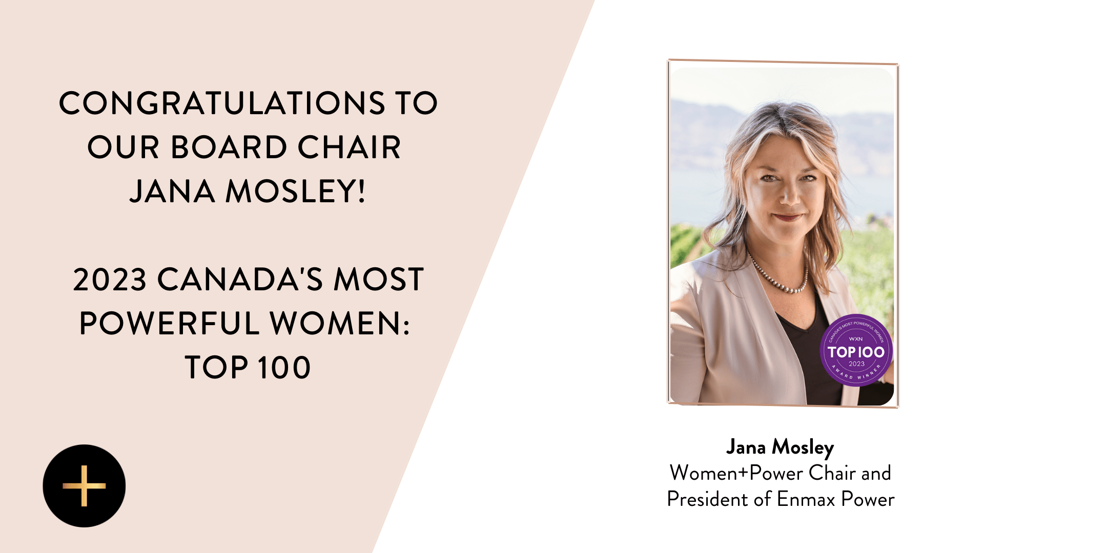 Congratulations to our Board Chair Jana Mosley!